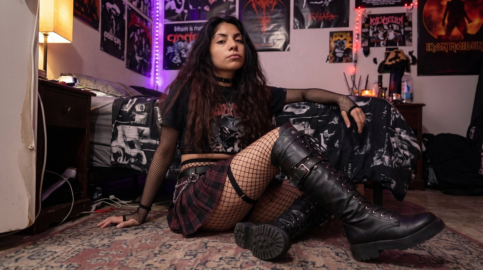 La Bardera en su cuarto punk